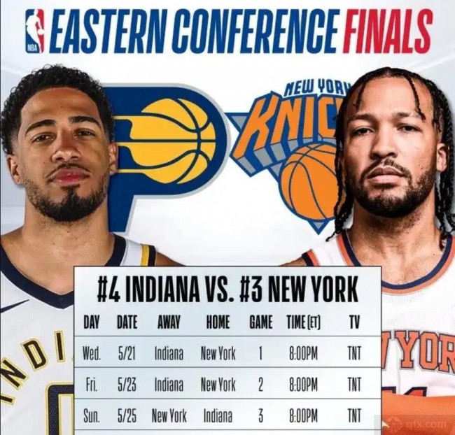NBA东部决赛赛程时间出炉