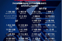 日本队最新30人大名单 众留洋球员入选备战世界杯