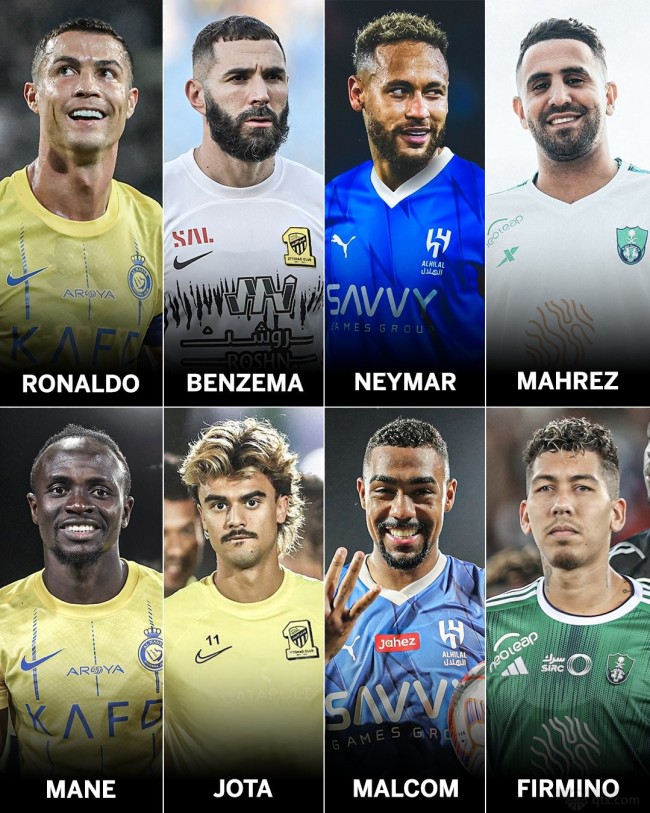 沙特联赛球星名单