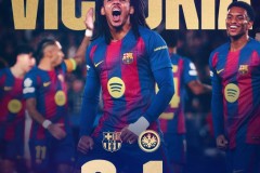 欧冠巴塞罗那2-1法兰克福 巴萨各项赛事四连胜