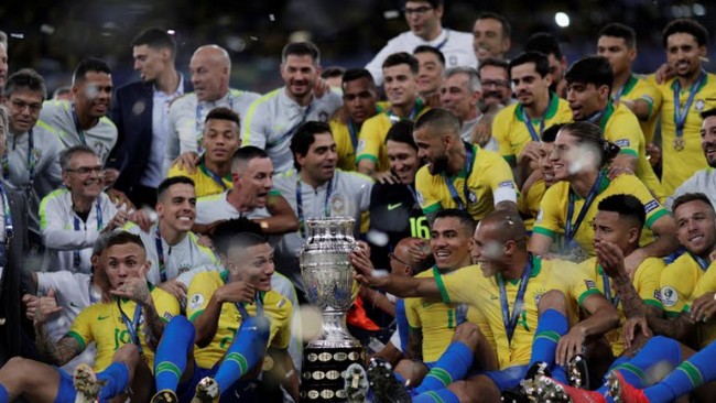 巴西夺得2019美洲杯