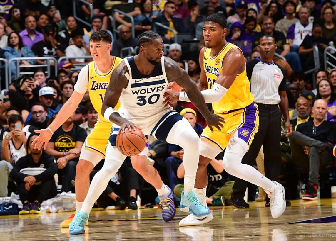 nba常规赛湖人116-115绝杀森林狼