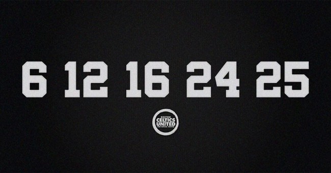凯尔特人官方纪念NBA历史首支黑人首发阵容