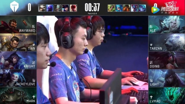 2022LPL春季赛常规赛TES vs LNG第一局BP