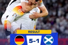 欧洲杯最新赛况：德国5-1十人苏格兰取得开门红 维尔茨建功哈弗茨传射