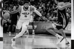 NBA常规赛76人客场116-101力克雄鹿 字母哥缺阵 格兰姆斯22分