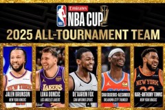 2025NBA杯最佳阵容公布 布伦森领衔东契奇在列