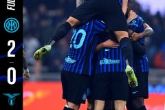 意甲国际米兰2-0拉齐奥 国米登顶