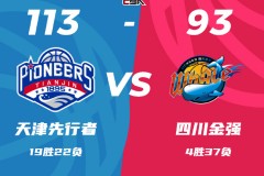 CBA常规赛战报天津男篮113-93四川男篮 詹姆斯25+8罗切斯特21分