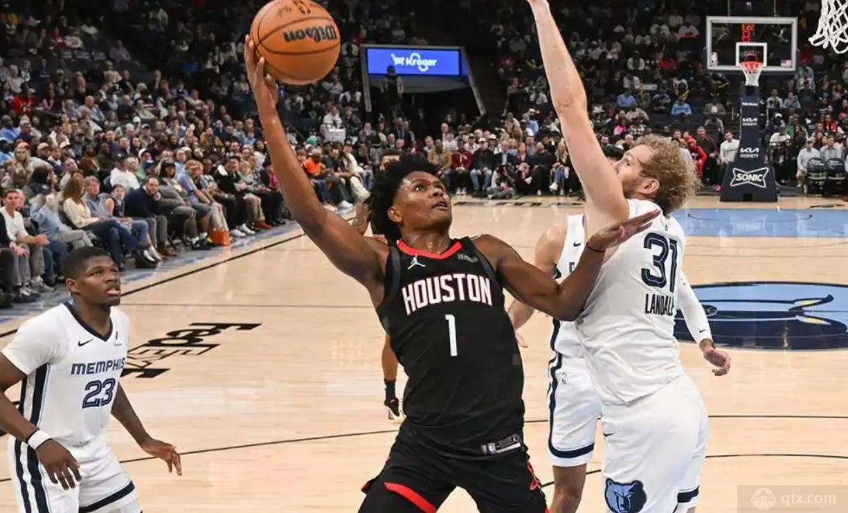 nba常规赛火箭124-109轻取灰熊迎5连胜