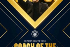 BBC年度最佳教練瓜迪奧拉 率領曼城完成三冠王
