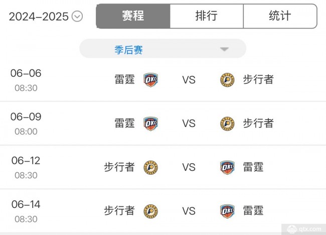 2025NBA总决赛对阵赛程情况安排出炉