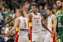 西班牙男篮淘汰立陶宛男篮晋级八强 将对阵克罗地亚和芬兰的胜者