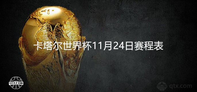 卡塔尔世界杯11月24日赛程表