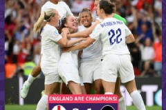 女足欧洲杯英格兰2-1绝杀德国夺冠 英格兰女足创造历史