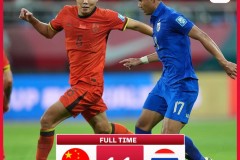 世预赛最新赛况：中国1-1泰国 费南多失点拜合首球
