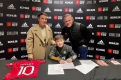鲁尼11岁儿子凯签约曼联 成为红魔青训一员
