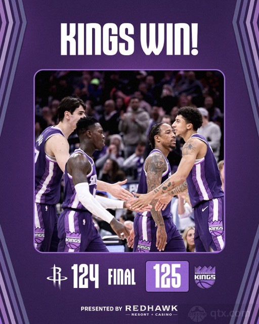 火箭加时客场124-125惜败国王