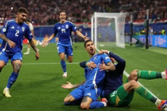 意大利绝平克罗地亚 扎卡尼补时进球帮助球队晋级
