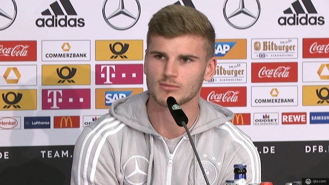 德国队欧国联备战 前锋维尔纳表示勒夫在改变 球队防守很好