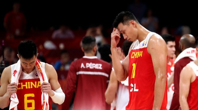 中国男篮世界杯失利图片