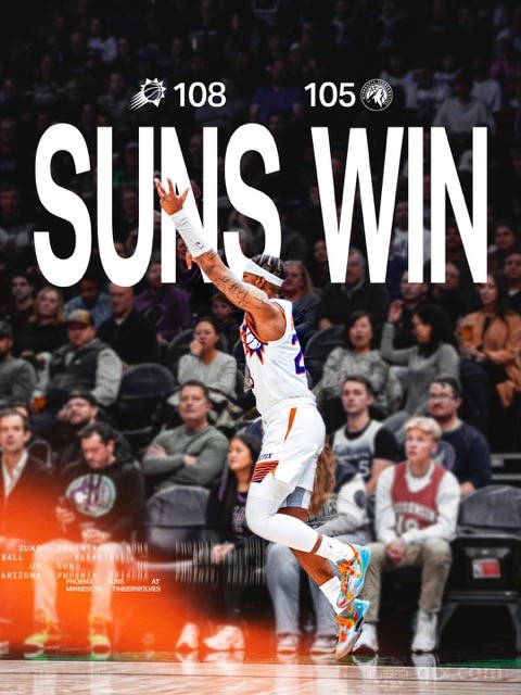 太阳客场108-105险胜森林狼