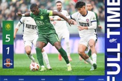 中超北京国安5-1梅州客家 法比奥大四喜斩获金靴 梅州客家降级