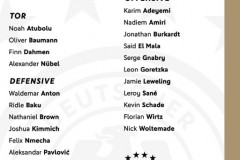 德国队11月世预赛大名单 维尔茨、沃尔特马德领衔 萨内回归