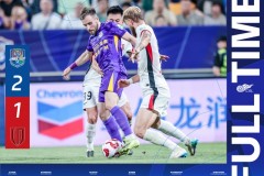 中超天津津门虎2-1成都蓉城 韦世豪破门+染红 王秋明、阿代米建功