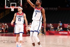 美国男篮击败法国夺得冠军 梦之队奥运会四连冠