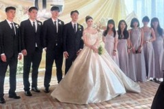 山东泰山球员高准翼在延吉举办婚礼 郑智等多人到场