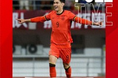 熊猫杯中国U22队2-0战胜韩国队 拜合拉木双响