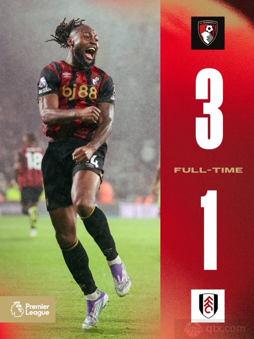 伯恩茅斯3-1富勒姆