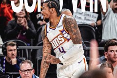 NBA常规赛快船客场102-115不敌太阳 哈登、伦纳德双双缺阵 杰伦-格林复出轰29分