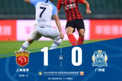 中超战报：上海海港1-0广州城 吕文君一击制胜