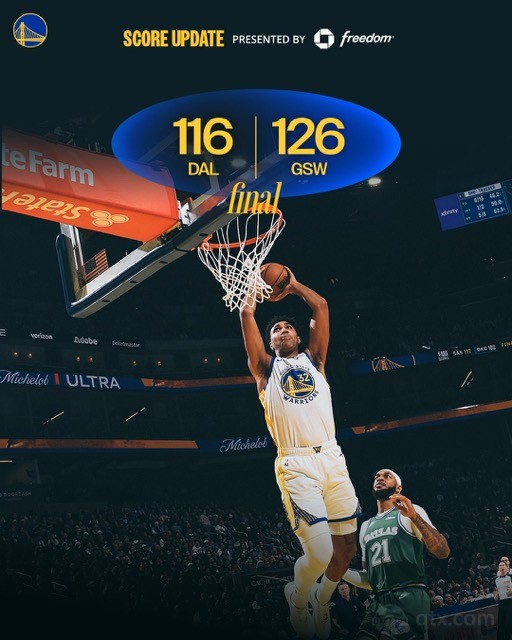 勇士圣诞大战轻取独行侠