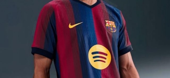 巴萨26/27赛季主场球衣曝光 与06/07赛季相似