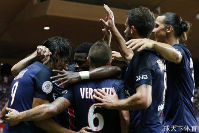 法联杯：巴黎卫冕冠军 3-0击败摩纳哥