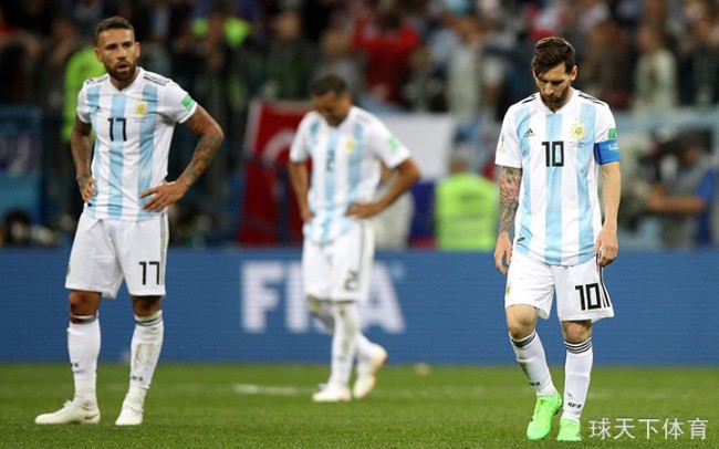 俄罗斯世界杯阿根廷若无法小组出线 梅西将退出国家队