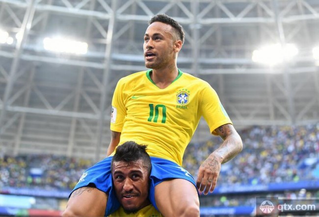 世界杯巴西内马尔用38脚射门进6球