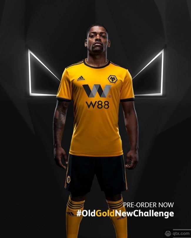 ADIDAS推出狼队2018-19赛季全新主场球衣