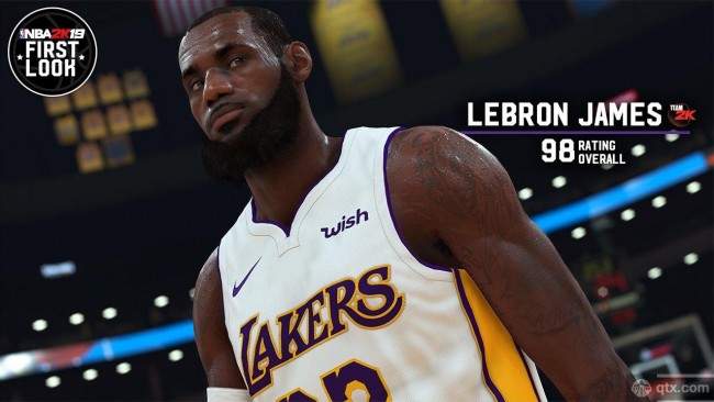 2K19官方陆续公布了NBA各球员能力值