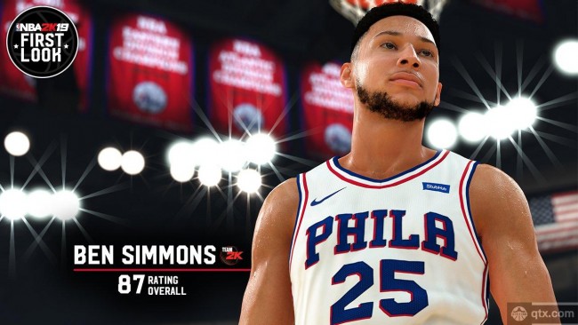 2K19官方陆续公布了NBA各球员能力值