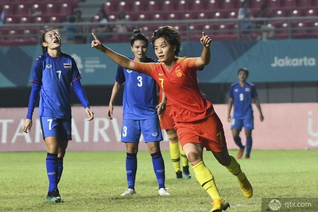 中国女足VS泰国全场战报 中国女足5-0泰国晋四强