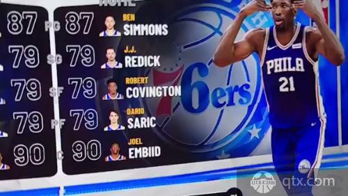 NBA2K19各球队预计首发球员能力值公布