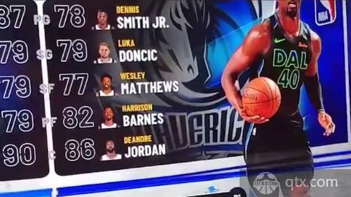 NBA2K19各球队预计首发球员能力值公布