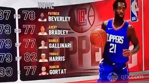 NBA2K19各球队预计首发球员能力值公布