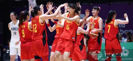 亚运会女篮决赛中国71-65朝韩联队，女篮时隔八年再次问鼎冠军
