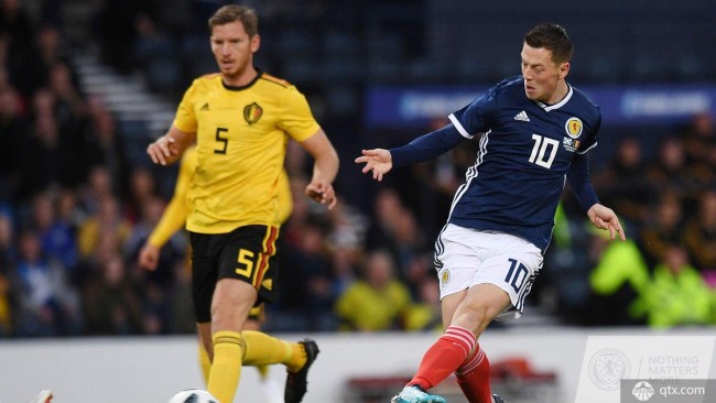 友谊赛苏格兰0-4比利时比赛图片 卢卡库阿扎尔进球