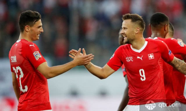 瑞士VS冰岛全场战报 沙奇里破门瑞士6-0狂胜冰岛